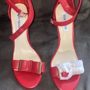 Steve Madden Red Leather React